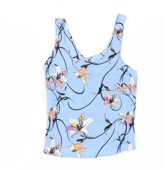 Vero Moda Women's Blue Floral Camisole Top XS