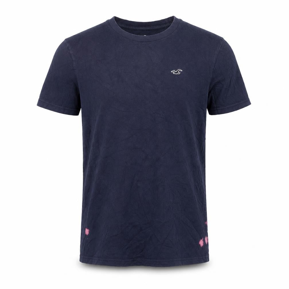 Mens UK Size L Hollister Blue  Cotton T-Shirt