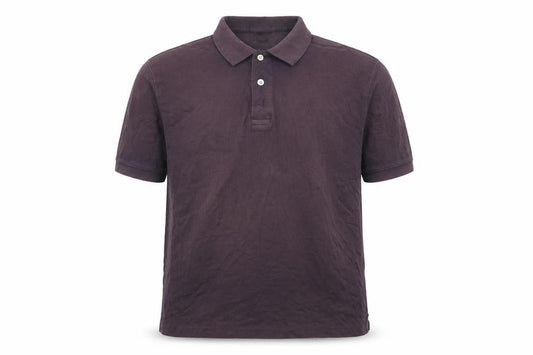 Lands' End Men's Black M Polo Shirt - Cotton, Casual
