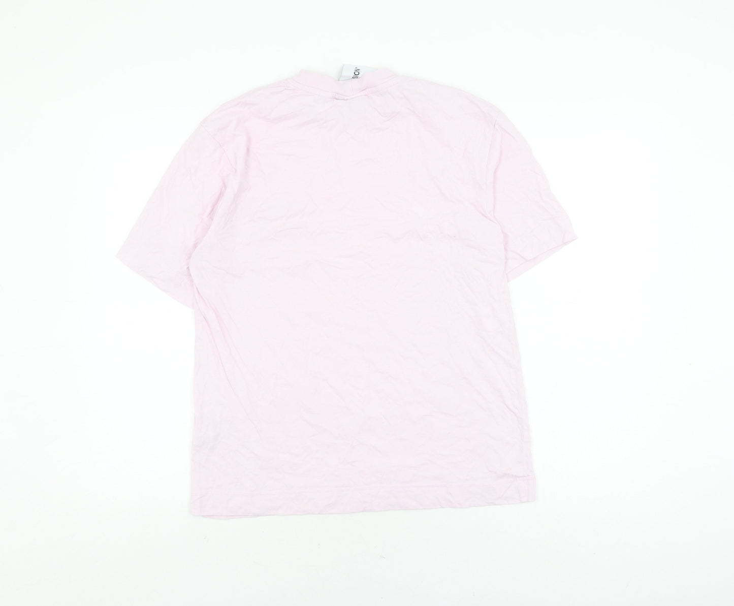 Collusion Unisex Pink XS Crew Neck T-Shirt
