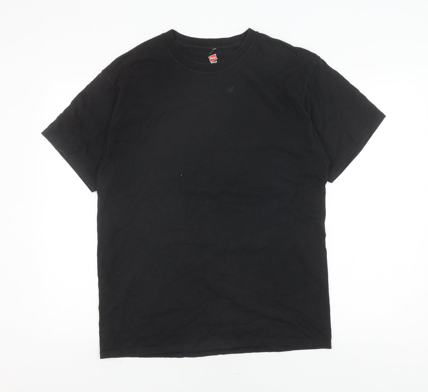 Hanes Men's Black Sports Graphic T-Shirt L