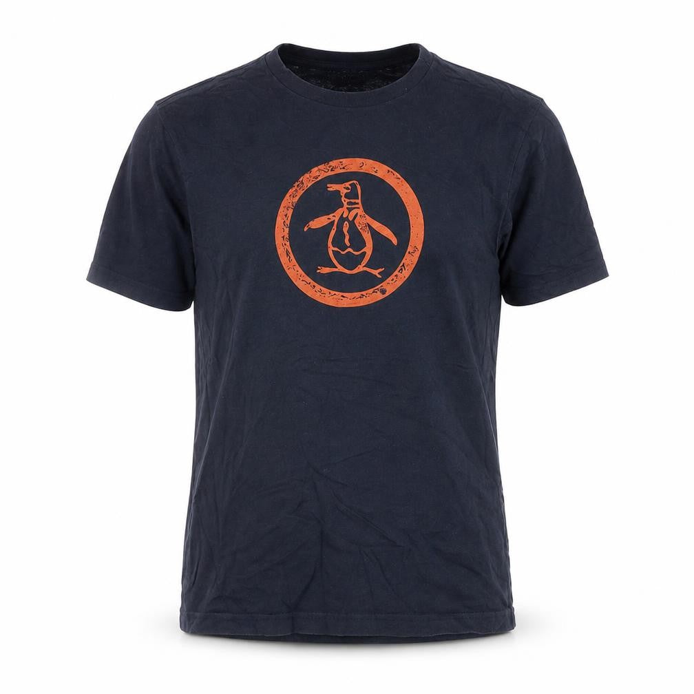 Penguin Men’s Blue Graphic Print T-Shirt - Size S