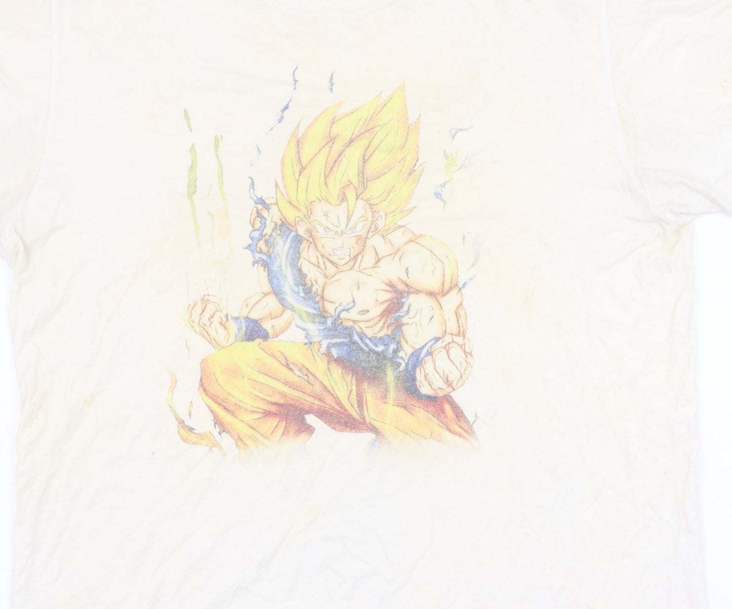 Stedman White Anime Character T-Shirt, M, Unisex