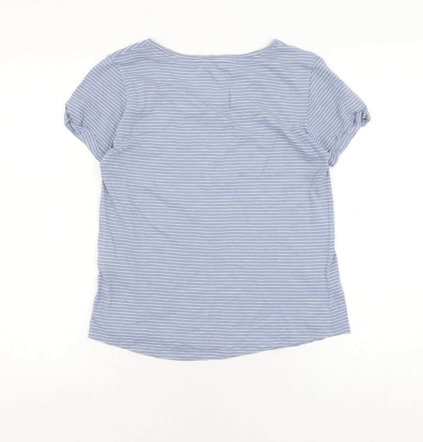 Tom Tailor Women's Blue Striped T-Shirt, Size S