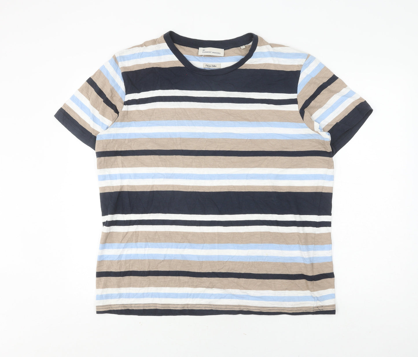 By Garment Makers Men's XL Stripe T-Shirt