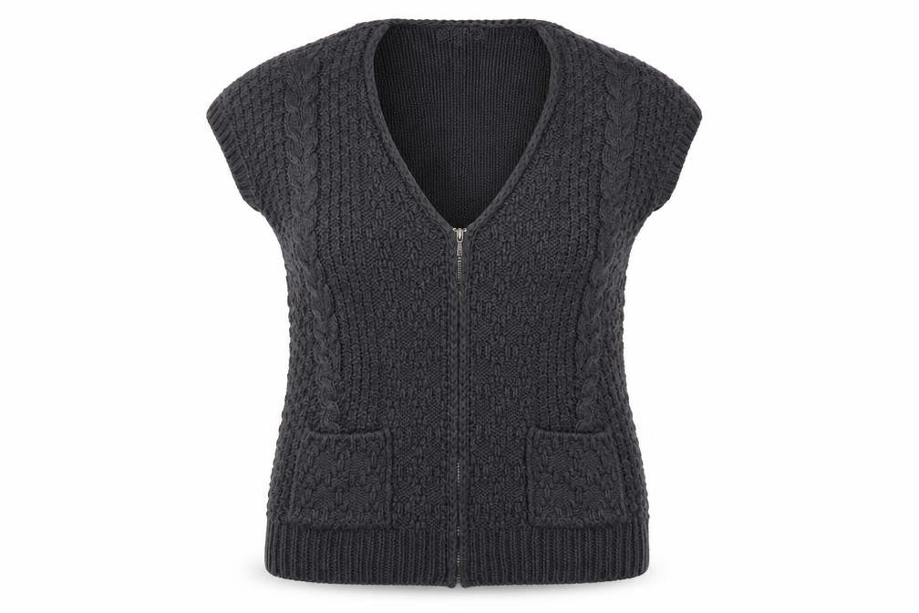 Marks and Spencer Women's Black Zip Cardigan Size 10