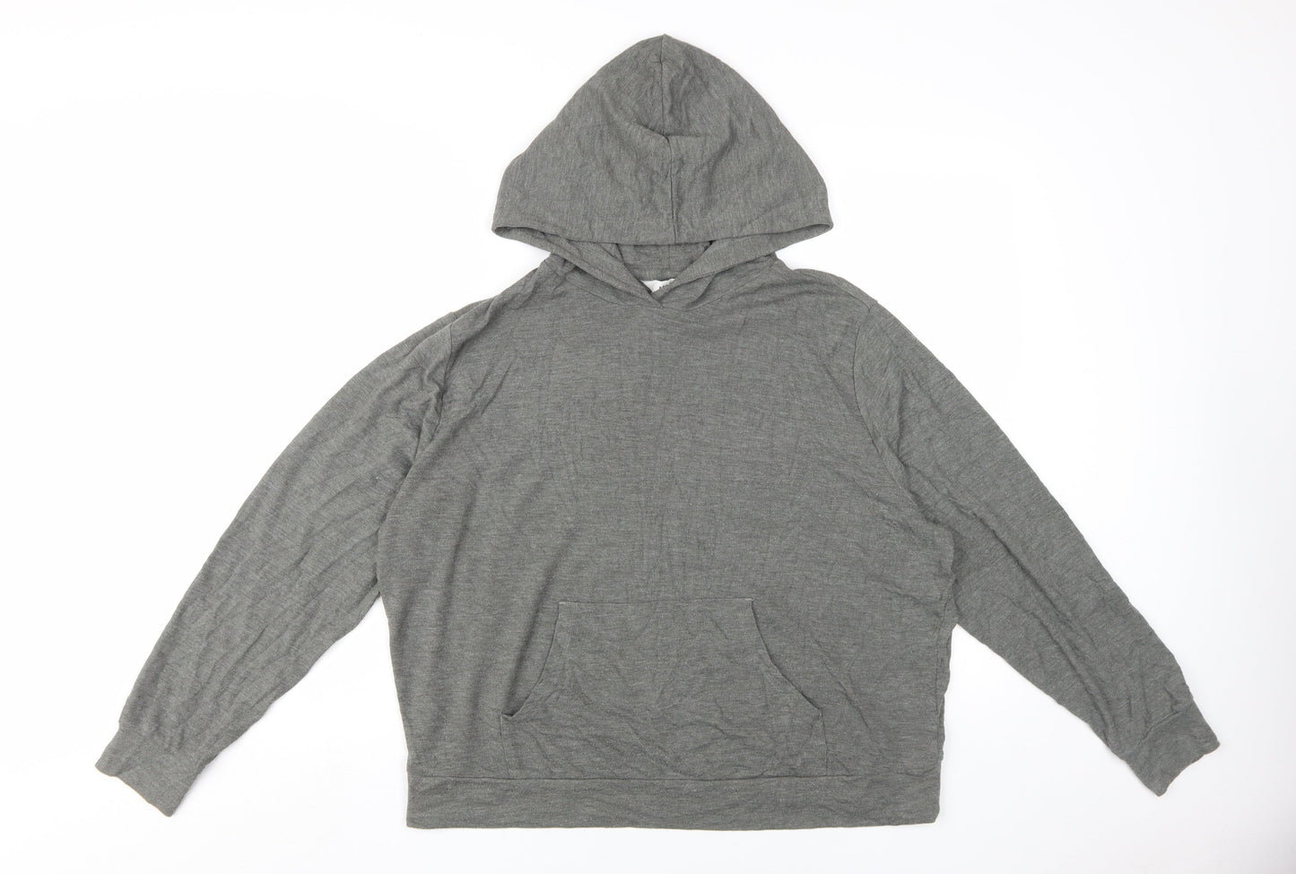 Marks and Spencer Grey Unisex L Pullover Hoodie