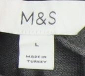 Marks and Spencer Grey Unisex L Pullover Hoodie