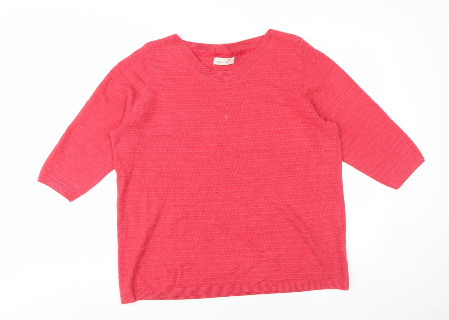 Marks and Spencer Women's Red Pullover Jumper Size 20