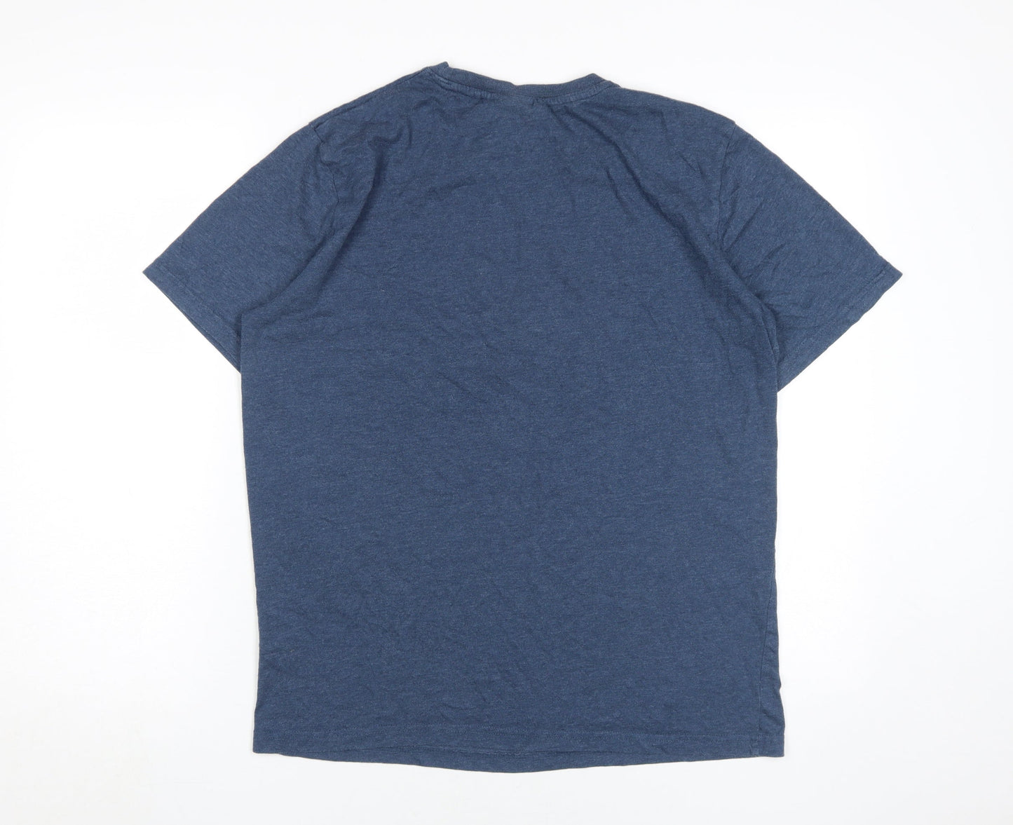 TOG24 Men's Blue Graphic Print T-Shirt, Medium