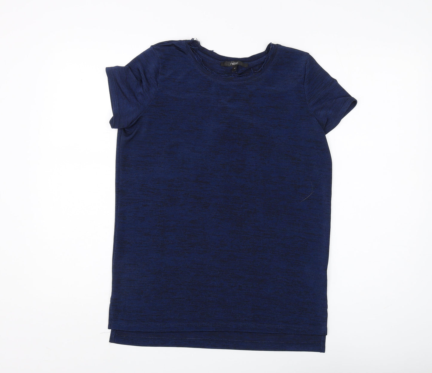 Next Women's Blue T-Shirt Size 10 Round Neck Jersey