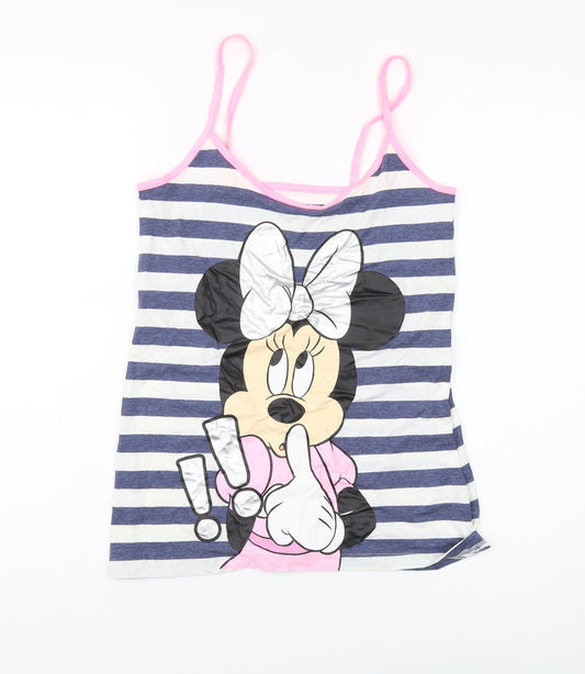 Disney Women's Multicoloured Stripe Camisole, Size 10