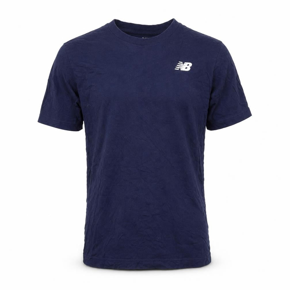 Mens UK Size S New Balance Blue  Cotton Blend T-Shirt
