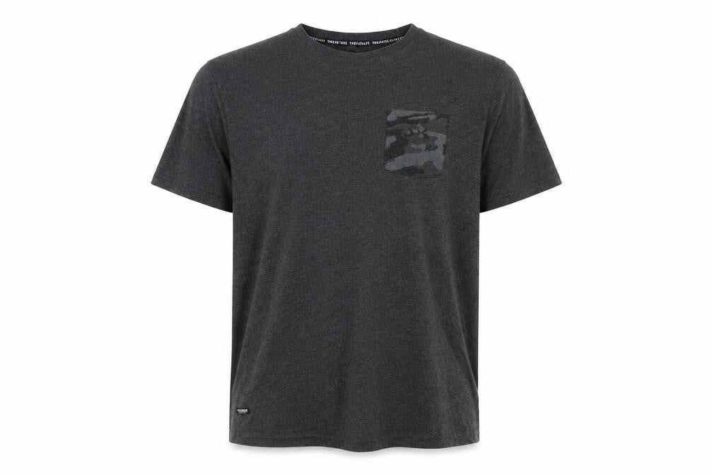 Threadbare Men's Black 2XL Cotton Crew Neck T-Shirt
