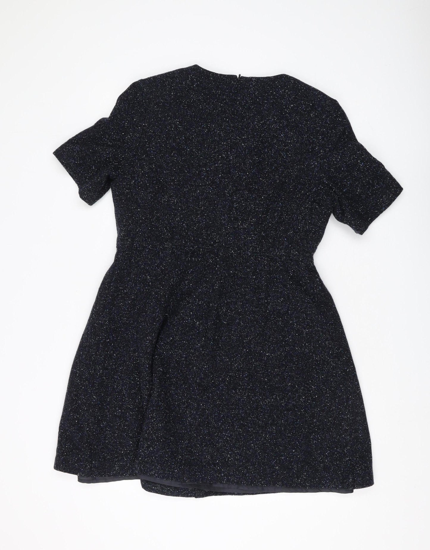 Hobbs Women's Black A-Line Dress - Size 14, Knee Length