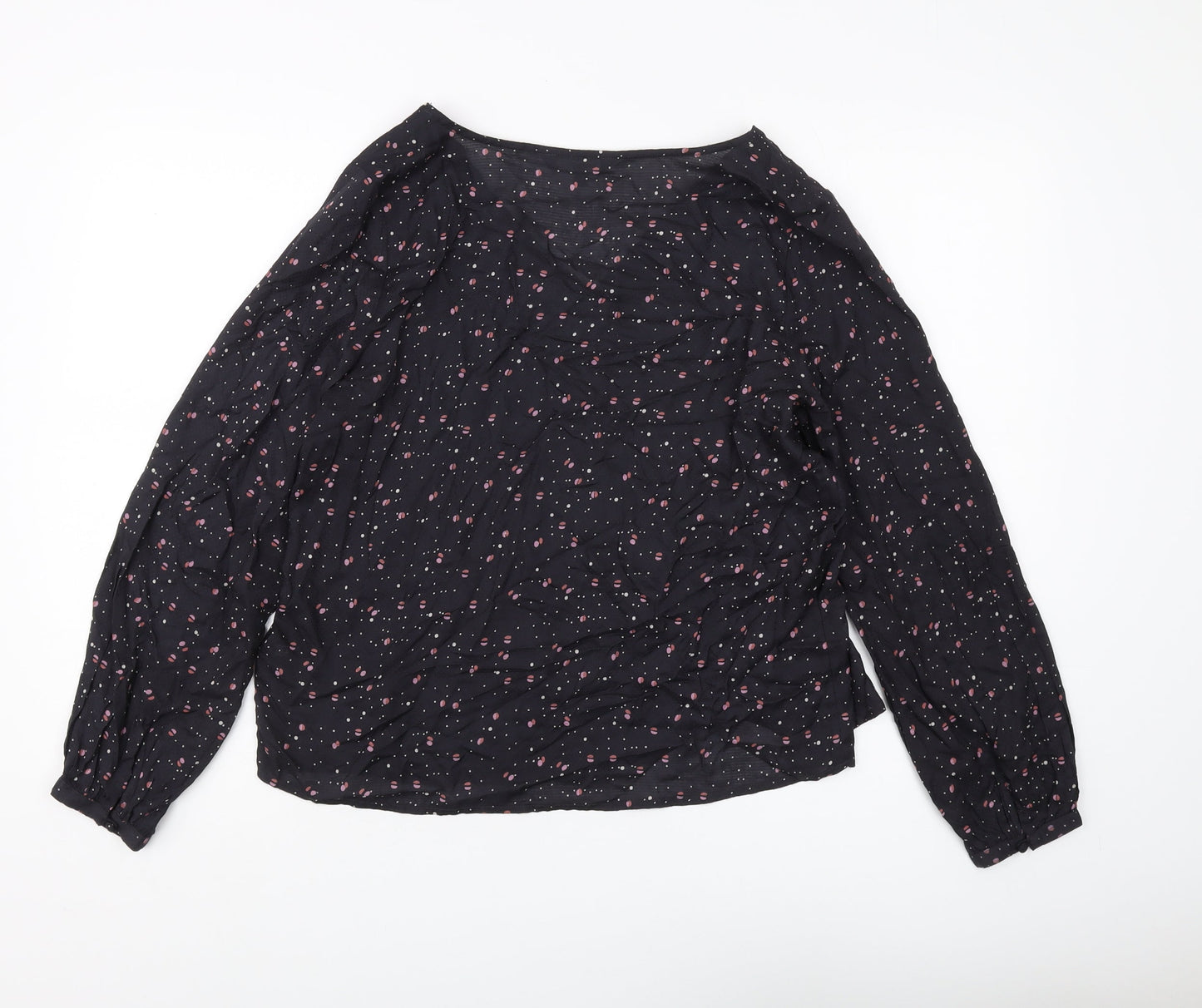 Principles Women's Black Geometric Tunic Blouse 10