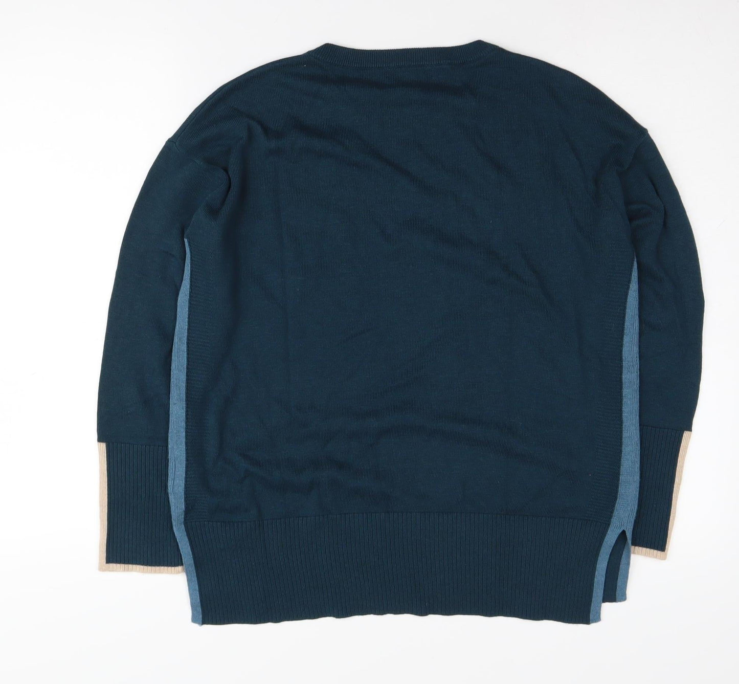 White Stuff Women's Blue Pullover Jumper Size 12