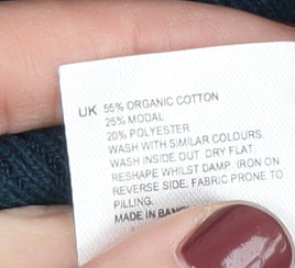 White Stuff Women's Blue Pullover Jumper Size 12