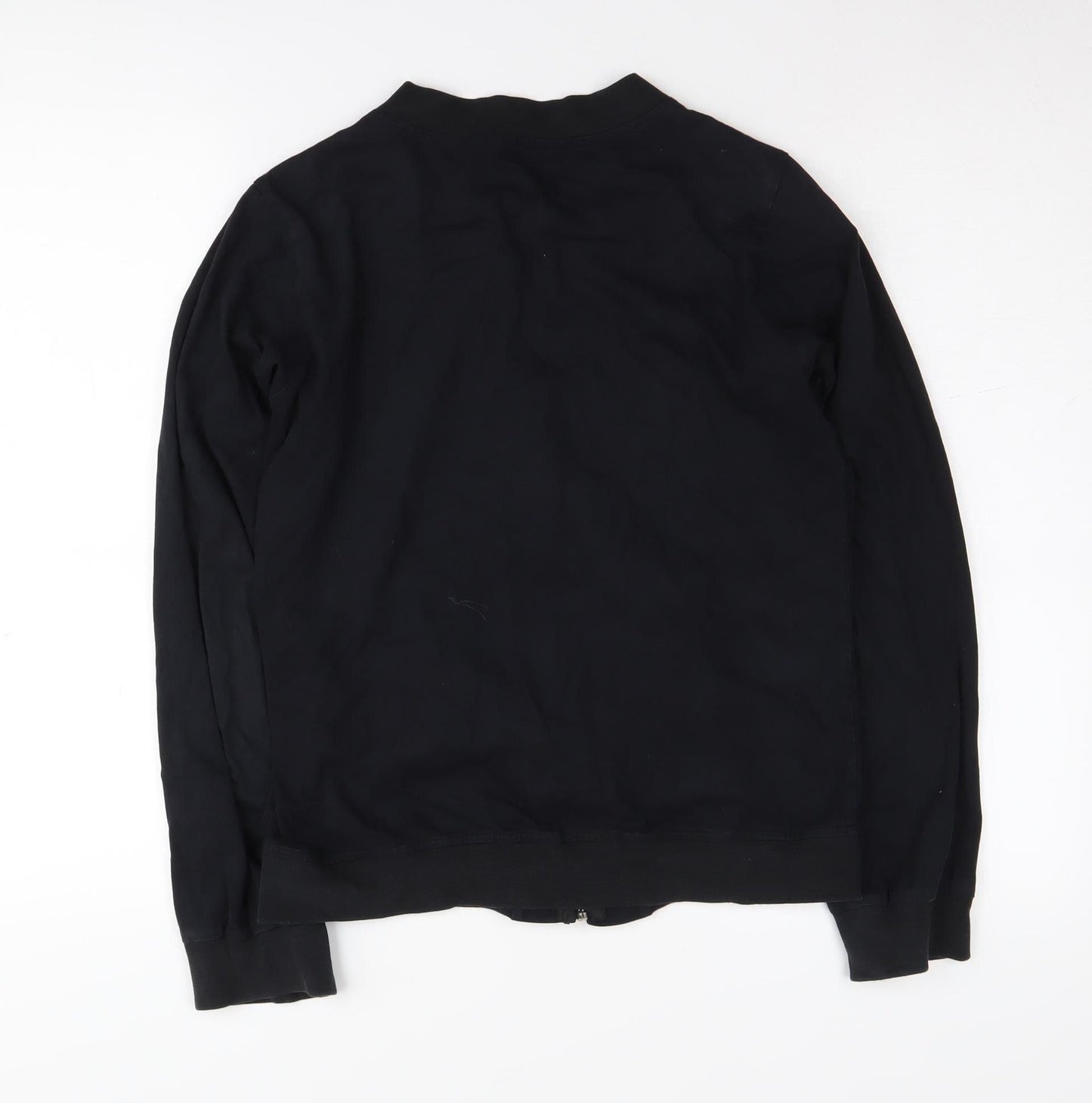Miss Chase Women's Black Bomber Jacket S Casual Knit