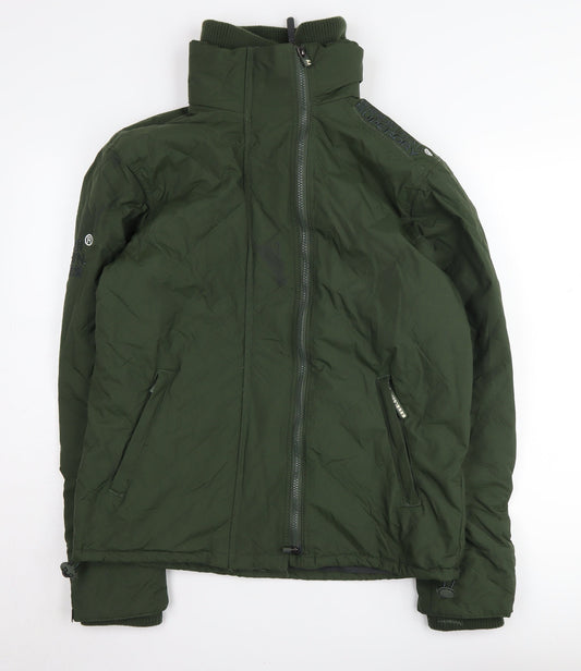 Superdry Men's Green Quilted Jacket L