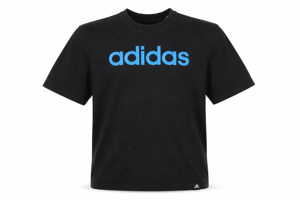 Mens UK Size M adidas Black  Cotton Blend T-Shirt