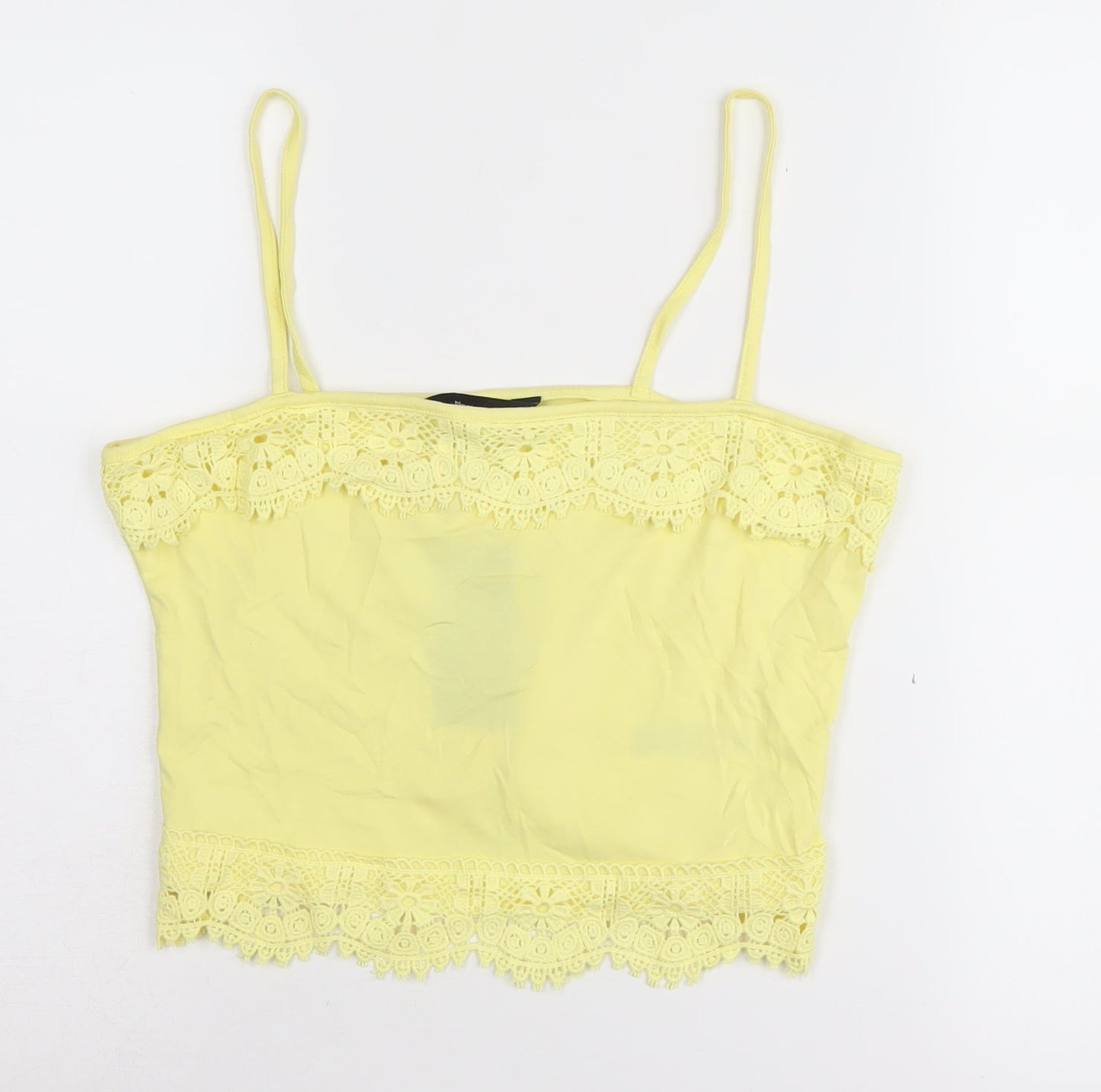 New Look Women's Yellow Camisole Tank Top