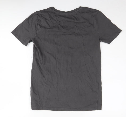 Stanley Stella Men's Black Graphic T-Shirt, Size S