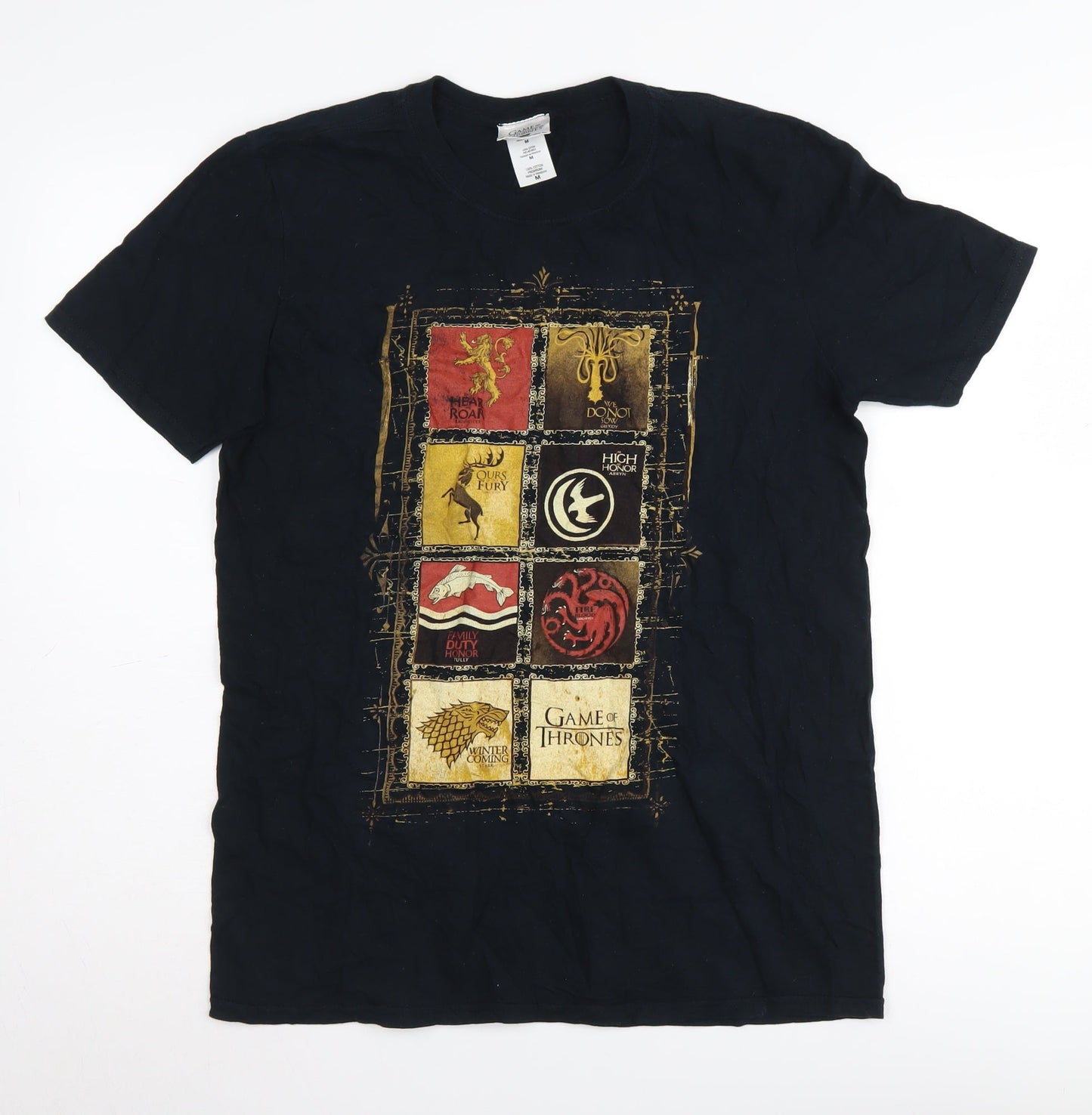 Game of Thrones Men's Black Graphic T-Shirt M