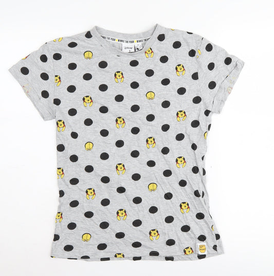 Disney Women's XS Grey Winnie the Pooh T-Shirt