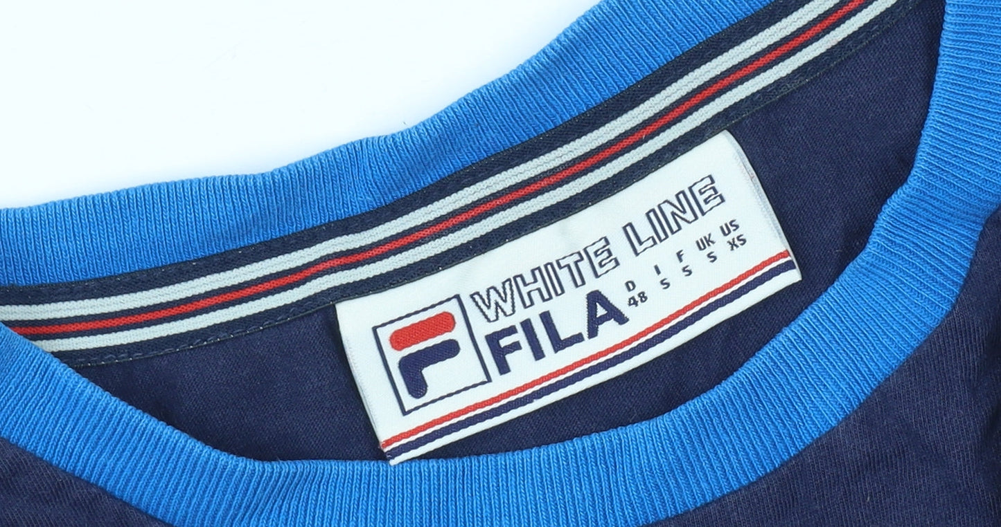 Fila Men's XS Blue Short Sleeve T-Shirt