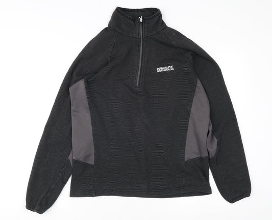 Regatta Men's Black 1/2 Zip Sweatshirt M