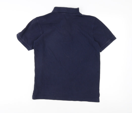 GAP Kids Boys Blue Polo Shirt 14 Years Medium Wash