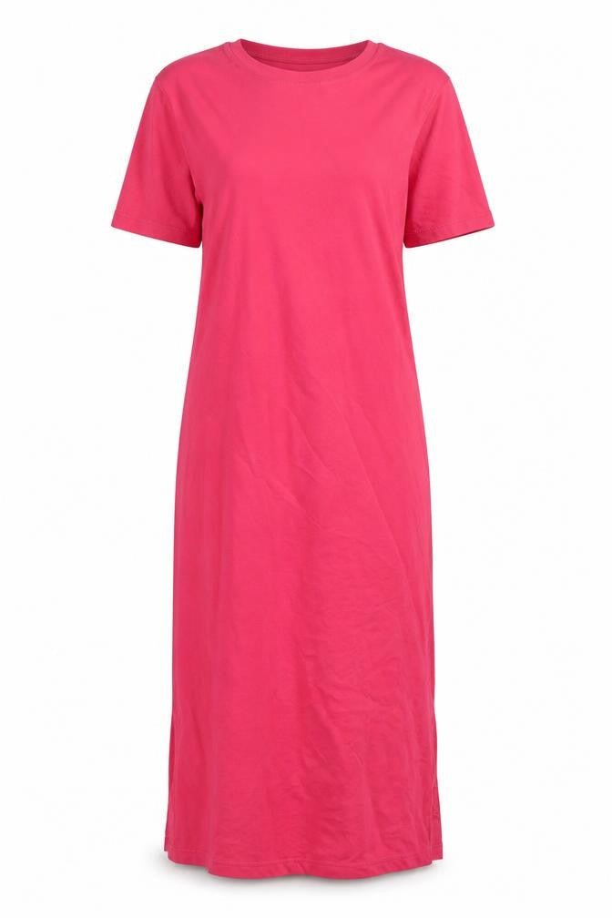 Marks and Spencer Pink T-Shirt Dress, Size 8, Women Casual