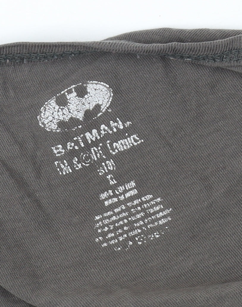 Batman Graphic Print Women's Black T-Shirt, Size L