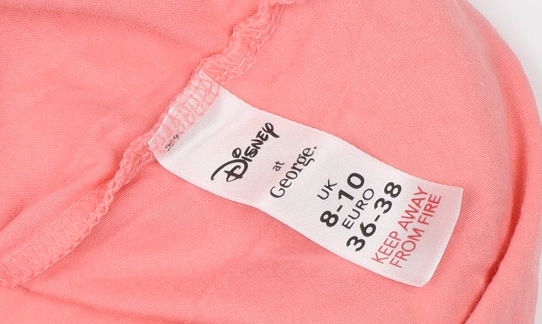 Disney Pink Tank Top for Women Size 8 with Cartoon Print