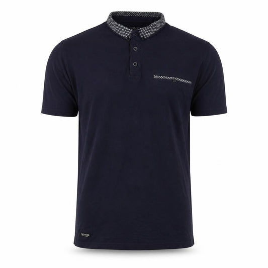 Threadbare Men's Blue Polo Shirt M Regular Fit Casual