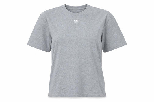 Unisex Adultss UK Size S adidas Grey Cotton T-Shirt