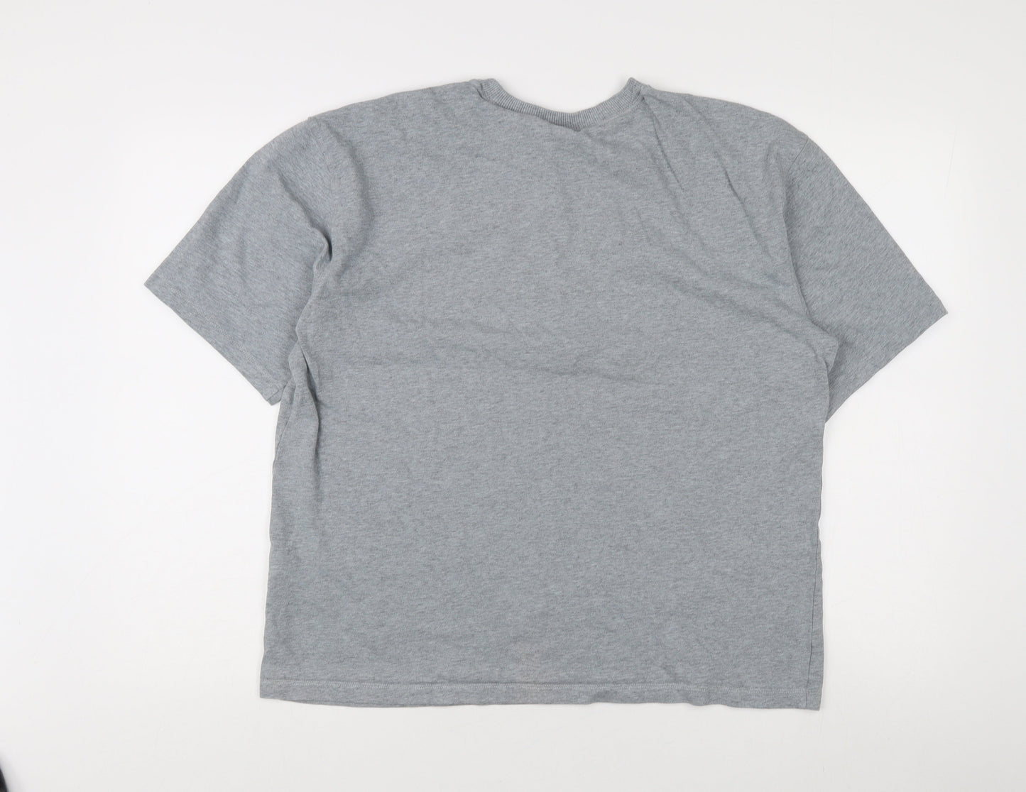 Adidas Unisex Grey Cotton T-Shirt S - Casual Jersey Tee