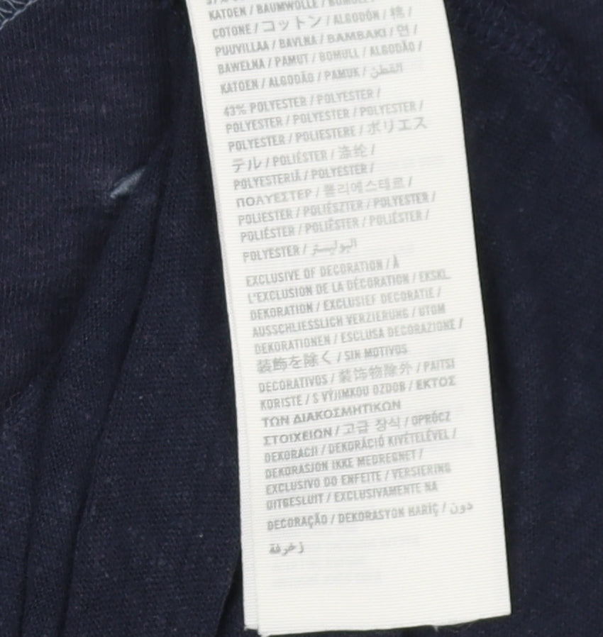Hollister Women's Blue Slim T-Shirt Size S