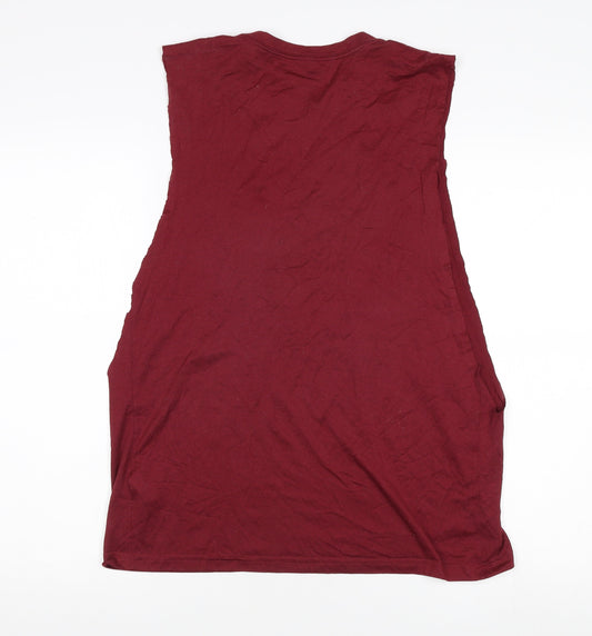 Nike Men's Red Tank Top - L - Sporty, Activewear