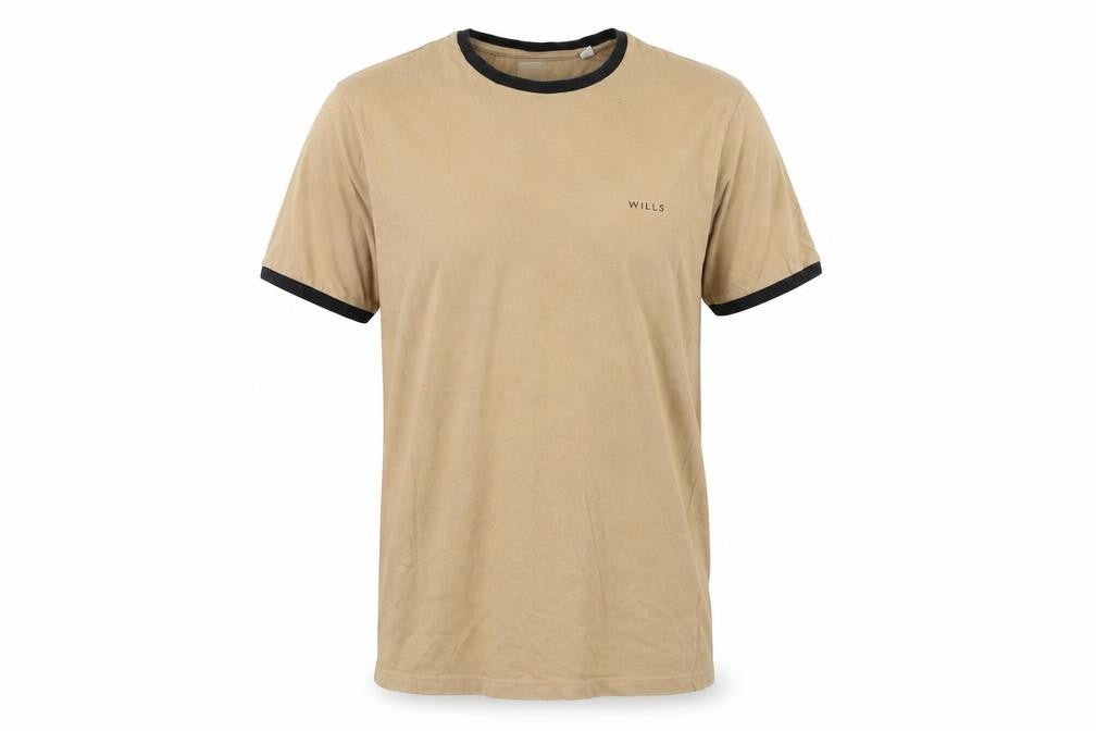 Mens UK Size S Jack Wills Beige  Cotton T-Shirt