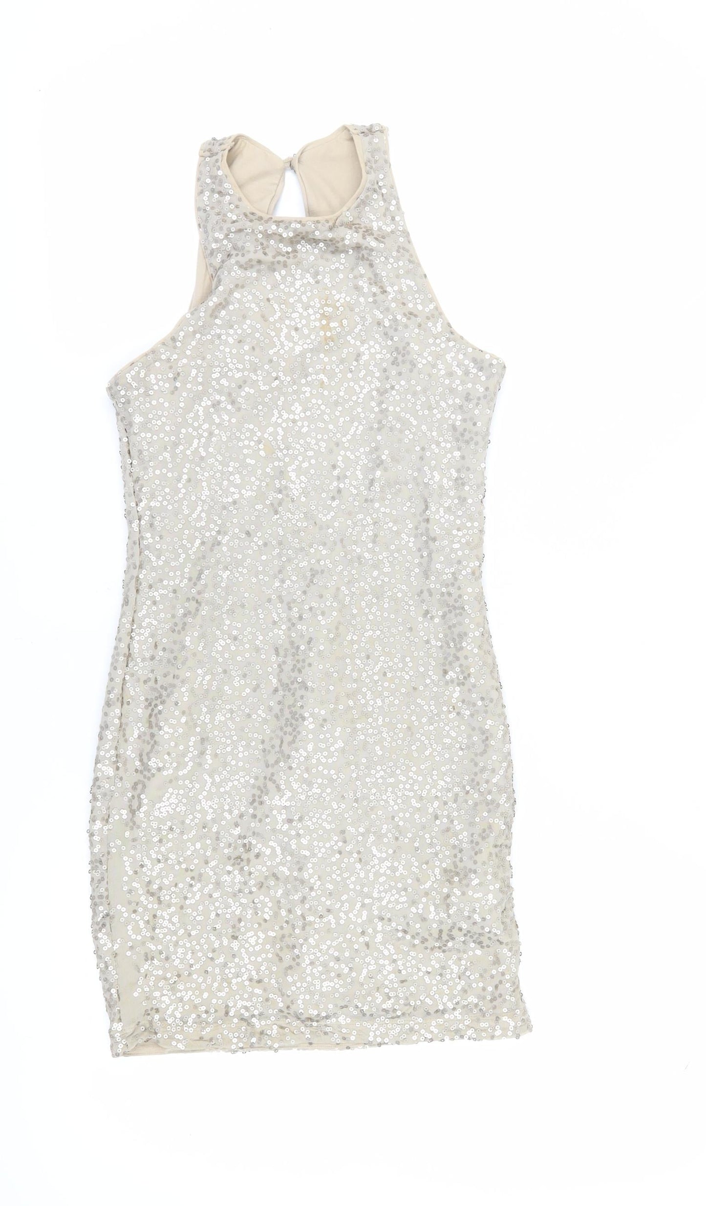 Holister Women's Silver XS Bodycon Party Dress