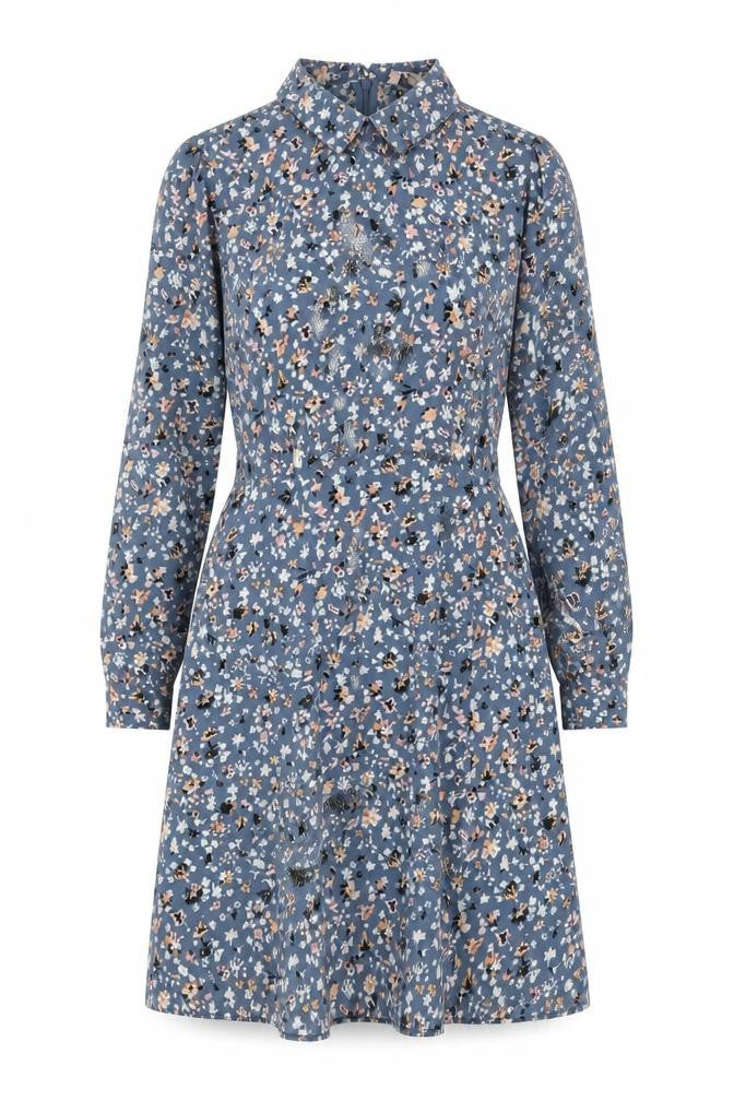 Marks and Spencer Women’s Blue Floral Shirt Dress 12