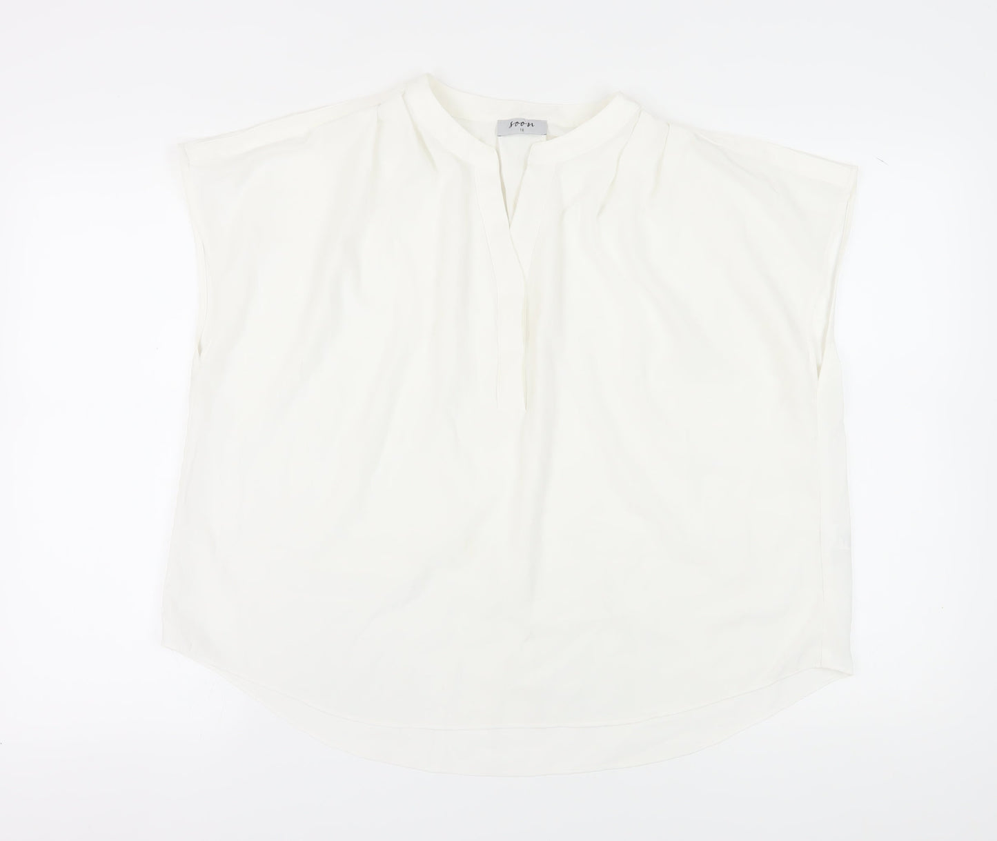 Soon Women's Ivory Blouse Size 18 Basic Lightweight