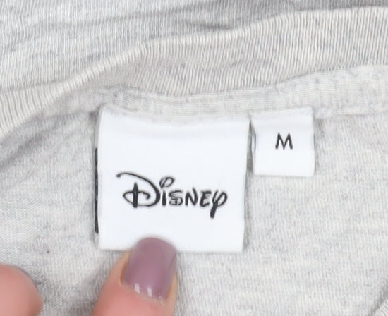 Disney Unisex Grey Mickey Mouse Medium T-Shirt