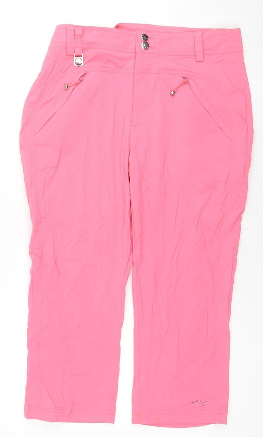 Röhnisch Women's Pink Capri Trousers Size 12