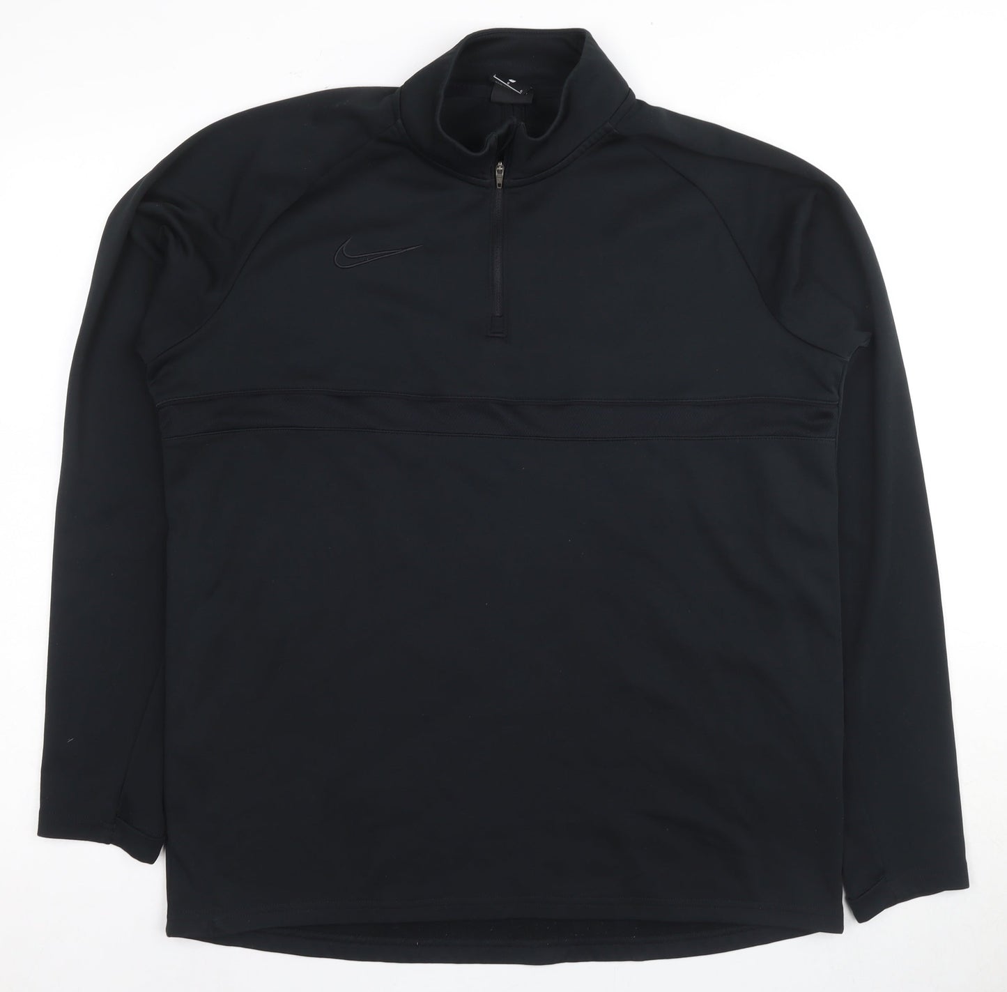 Nike Men's Black Long Sleeve Running Pullover L