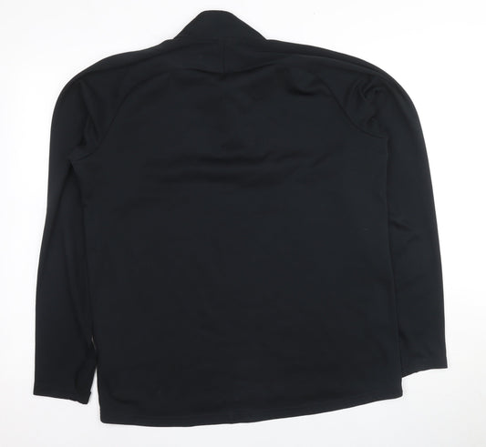 Nike Men's Black Long Sleeve Running Pullover L
