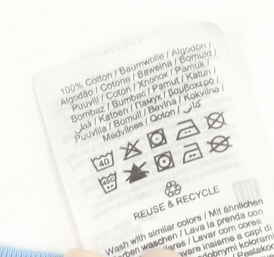 Jack & Jones Men's Blue Slim Fit T-Shirt, L