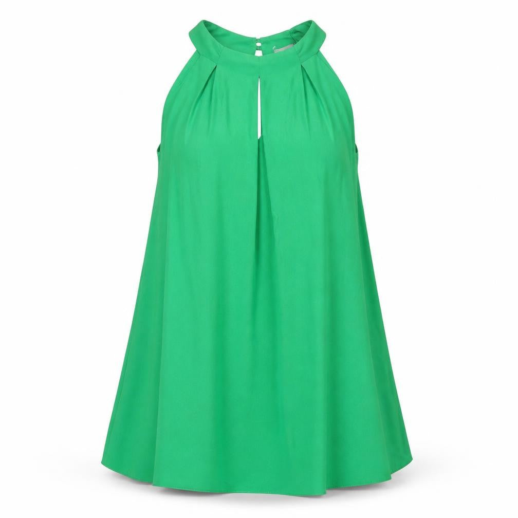 Red Herring Women's Green Sleeveless Swing Dress